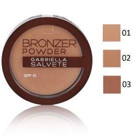 Gabriella Salvete Bronzer Powder SPF15 bronzinė pudra 8 g.