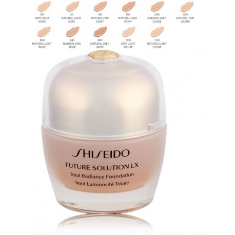 Shiseido Future Solution LX Total Radiance SPF 20 makiažo pagrindas 30 ml.