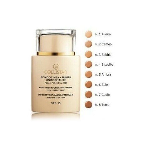 COLLISTAR Even Finish Foundation + Primer makiažo pagrindas ir gruntas 35 ml.