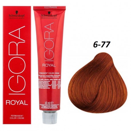 6-77 Dark Blonde Copper Extra Schwarzkopf Professional Igora Royal
