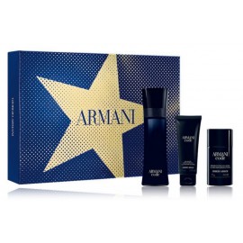 Giorgio Armani Code (Black Code) rinkinys vyrams (125 ml. EDT + 75 ml. pieštukinis dezodorantas + 75 ml. dušo gelis)