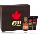 Dsquared2 Wood for Him rinkinys vyrams (50 ml. EDT + balzamas po skutimosi 50 ml. + dušo gelis 50 ml.)