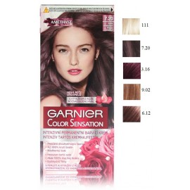 Garnier Color Sensation Intense Permanent Colour Cream стойкая краска для волос 6.12 Diamond Light Brown
