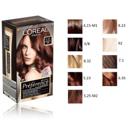 L'oreal Préférence Récital ilgalaikiai plaukų dažai