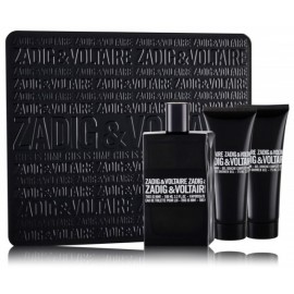 Zadig & Voltaire This Is Him! rinkinys vyrams (100 ml. EDT + 2 x 75 ml. dušo gelis)