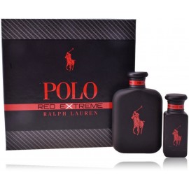 Ralph Lauren Polo Red Extreme Parfum rinkinys vyrams (75 ml. EDP + 30 ml. EDP)