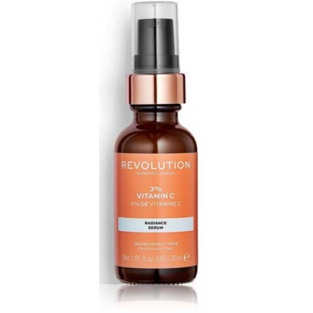 Makeup Revolution Vitamin C Skincare Radiance Serum 3% serumas su vitaminu C 30 ml.