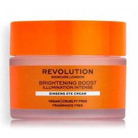 Makeup Revolution Brightening Boost Ginseng skaistinamasis akių srities kremas 15 ml.