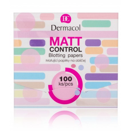 Dermacol Matt Control Blotting Papers sugeriamieji veido lapeliai