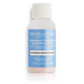 Makeup Revolution Overnight Targeted Blemish Lotion skaistinamasis veido losjonas 30 ml.