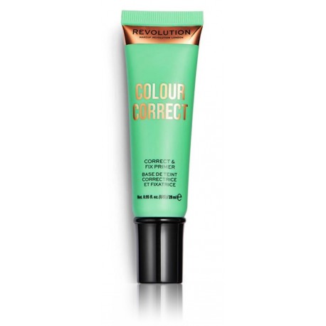 Makeup Revolution Colour Correct veido raudonį mažinanti makiažo bazė 28 ml.