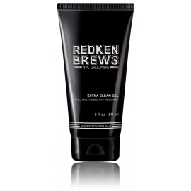 Redken Brews Extra Clean Gel plaukų formavimo gelis 150 ml.