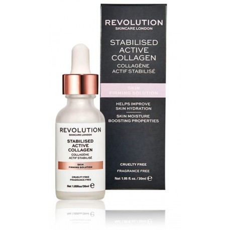 Makeup Revolution Skin Firming Solution stiprinamasis veido serumas su kolagenu 30 ml.