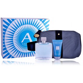 Azzaro Chrome rinkinys vyrams (100 ml. EDT + 50 ml. dušo gelis + kosmetinė)