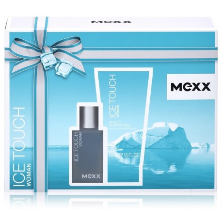 Mexx Ice Touch Woman 2014 rinkinys moterims (15 ml. EDT + 50 ml. dušo gelis)