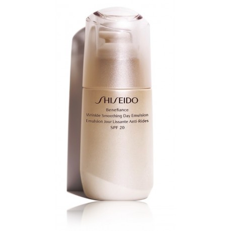 Shiseido Benefiance Wrinkle Smoothing Day drėkinamoji emulsija nuo raukšlių 75 ml.