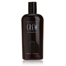 American Crew 3-IN-1 Tea Tree шампунь / кондиционер / гель для душа для мужчин