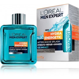 L'oreal Men Expert Hydra Energetic Ice Impact losjonas po skutimosi 100 ml.