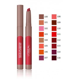 L'oreal Infaillible Matte Lip Crayon matinės lūpų kreidelės/dažai