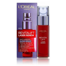 L'oreal RevitaLift Rejuvenating Serum Laser X3 serumas brandžiai odai 30 ml.