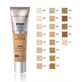 Maybelline Dream Urban Cover SPF 50 makiažo pagrindas 30 ml.