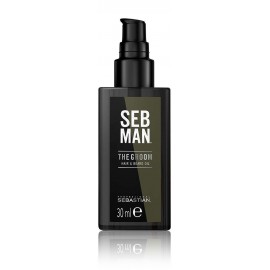 Sebastian Professional SEB MAN The Groom plaukų ir barzdos aliejus 30 ml.