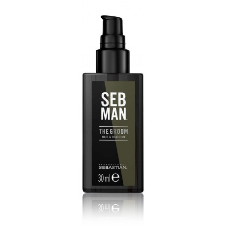 Sebastian Professional SEB MAN The Groom plaukų ir barzdos aliejus 30 ml.