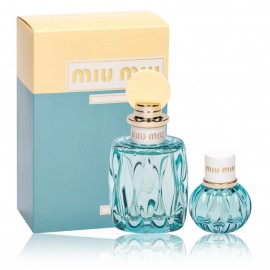 Miu Miu L´Eau Bleue rinkinys moterims (100 ml. EDP + 20 ml. EDP)