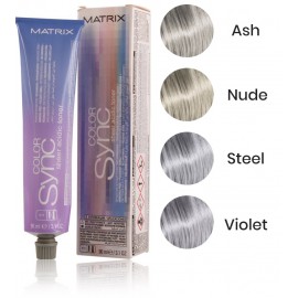 Matrix Color Sync Sheer Acidic Toner tonavimo priemonė šviesintiems plaukams 90 ml.