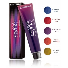 Matrix Color Sync Vinyls pusiau ilgalaikiai profesionalūs plaukų dažai 90 ml.