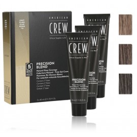 American Crew Precision Blend plaukų dažai vyrams 3 x 40 ml.