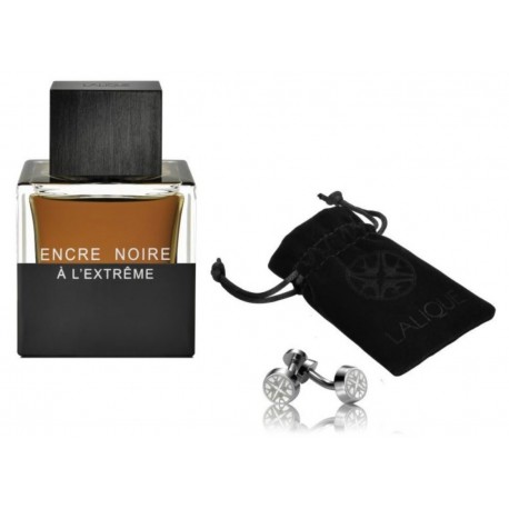 Lalique Encre Noire A L´Extreme rinkinys vyrams (50 ml. EDP + sąsagos)