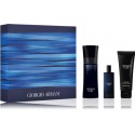 Giorgio Armani Code for Men rinkinys vyrams (75 ml. EDT + 15 ml. EDT + 75 ml. dušo gelis)