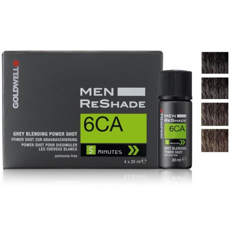 Goldwell Men Re-Shade žilus tonus išsklaidantys plaukų dažai vyrams 4 x 20 ml.