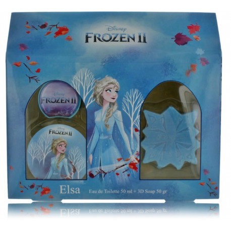 Disney Frozen II Elsa rinkinys mergaitėms (50 ml. EDT + muilas 50 g.)