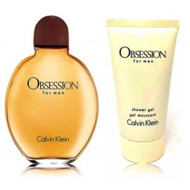 Calvin Klein Obsession For Men rinkinys vyrams (15 ml. EDT + 50 ml. dušo gelis)