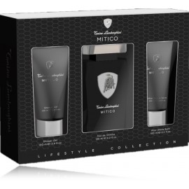 Lamborghini Mitico набор для мужчин ( EDT 125 ml.+ 100 ml. гель для душа + 100 ml. бальзам после бритья)