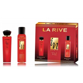LA RIVE In Woman Red набор для женщин (100 мл. духов EDP + 150 мл. дезодоранта)